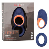Link Up Verge Dual Stimulating Ring with 10 Thumping Functions Ultra-Soft Silicone Cock Ring Blue and Orange > Sex Toys > Couples Toys - Tophatter Daily Deals