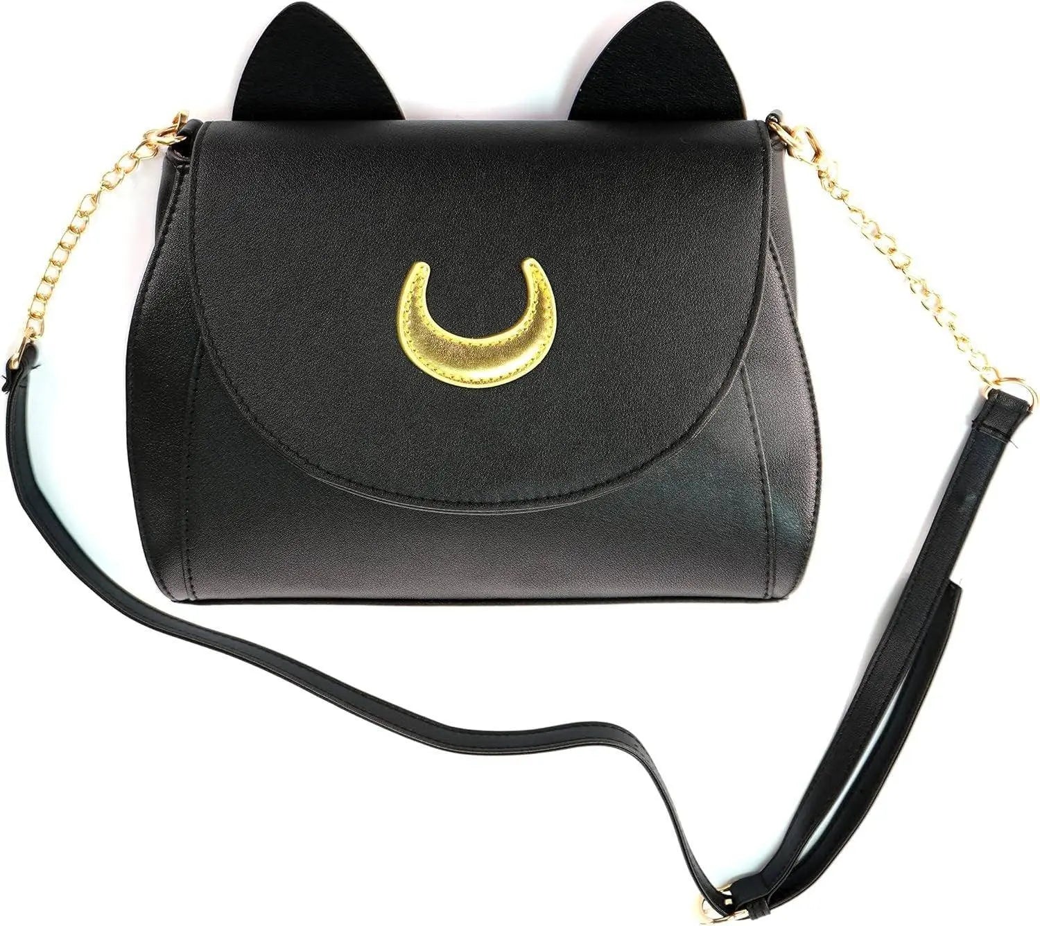 Borsa a Tracolla Da Donna Borse a Spalla Kawaii Forma Di Gatto Carino Borsa a Tracolla Borse Casual Pelle Sintetica (Nero) - Tophatter Daily Deals