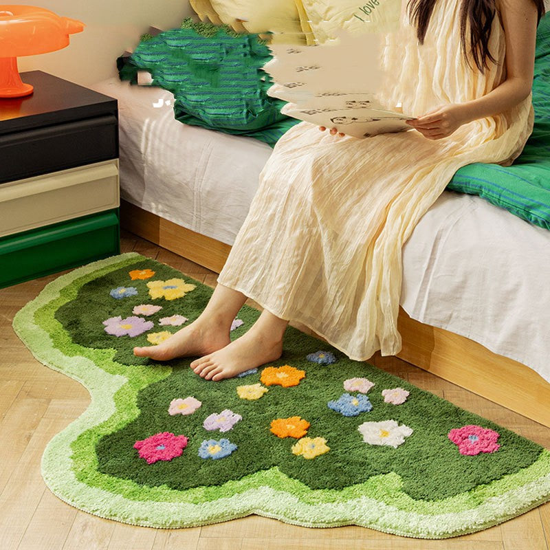 Botanical Bliss Area Rug Decor - Tophatter Daily Deals