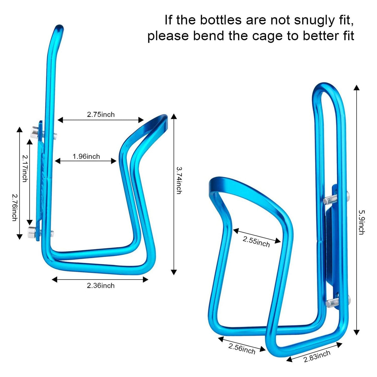 Bottle Holders for Bikes - Aluminum Bicycle Water Bottle Cage Mountain & Cycling - Tophatter Daily Deals