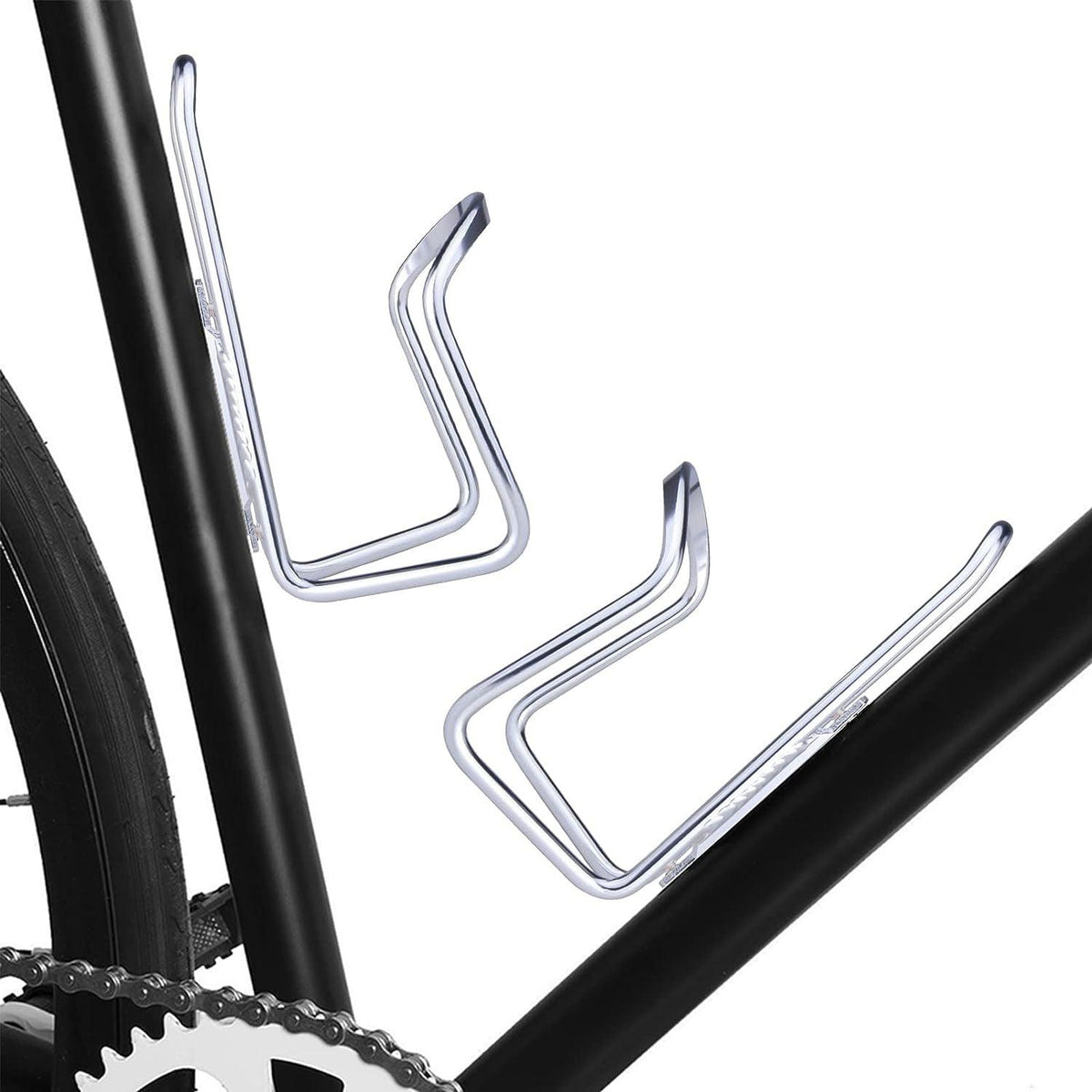 Bottle Holders for Bikes - Aluminum Bicycle Water Bottle Cage Mountain & Cycling - Tophatter Daily Deals