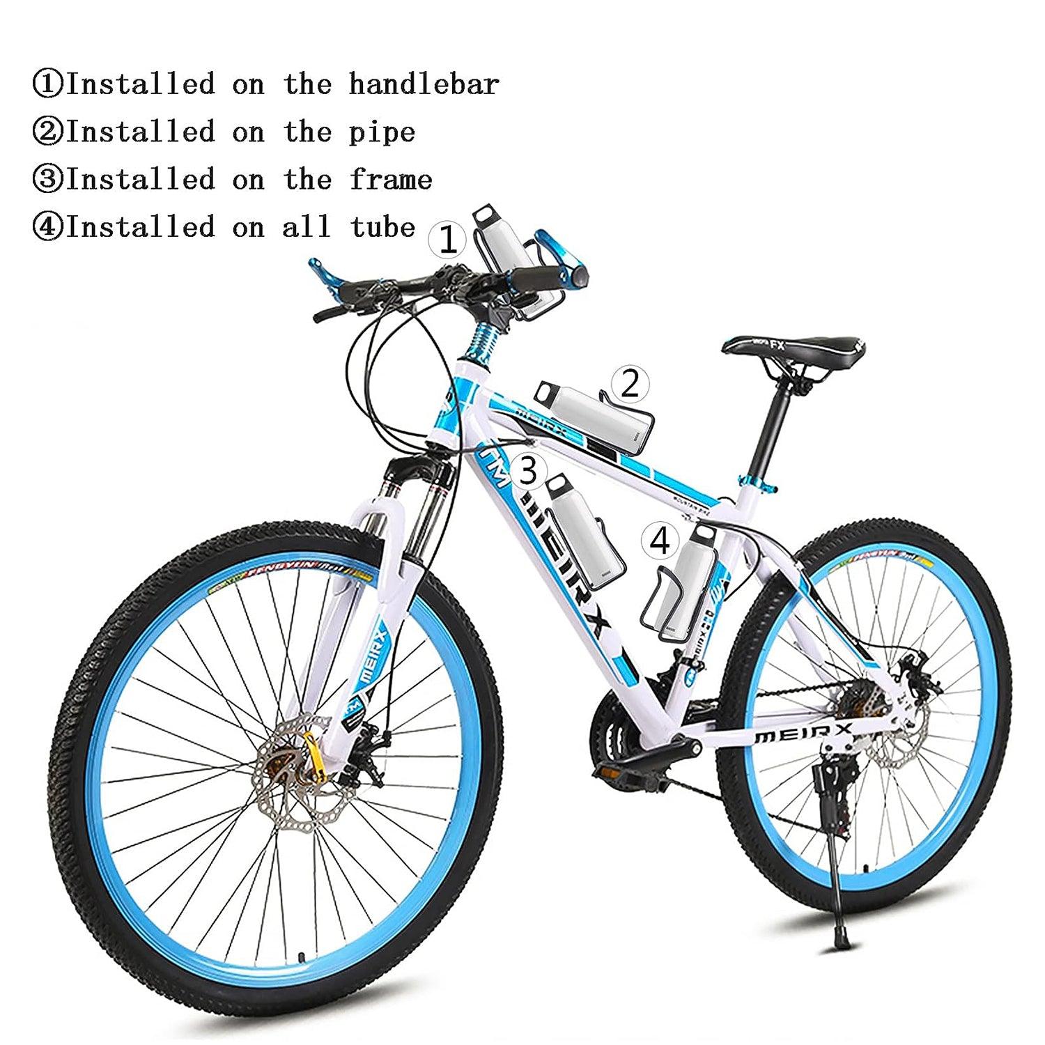 Bottle Holders for Bikes - Aluminum Bicycle Water Bottle Cage Mountain & Cycling - Tophatter Daily Deals