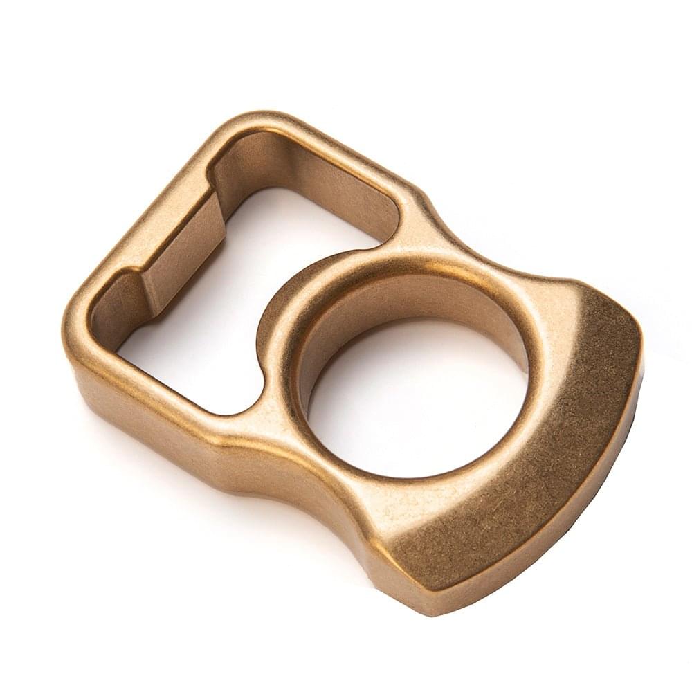 2023 Full Brass Stonewash Bottle Opener Knuck Brass Knuckles - Tophatter Daily Deals