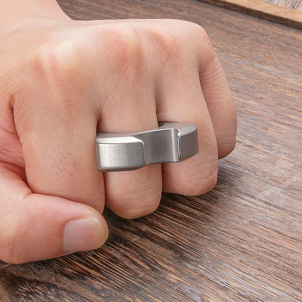 2024 New TC21 Titanium Bottle Opener Knuck Brass Knuckles - Tophatter Daily Deals