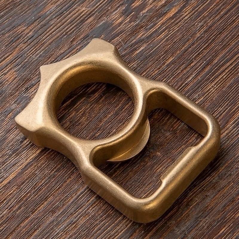 2023 New Stonewash EDC Knuck Bottle Opener Brass Knuckles - Tophatter Daily Deals