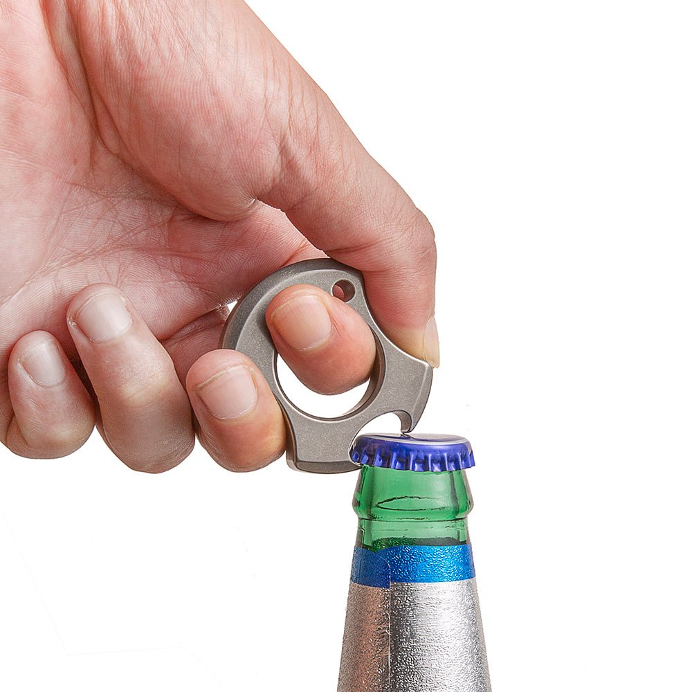 2024 New TC21 Titanium Bottle Opener Knuck Brass Knuckles - Tophatter Daily Deals