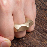 2023 New Stonewash EDC Knuck Bottle Opener Brass Knuckles - Tophatter Daily Deals