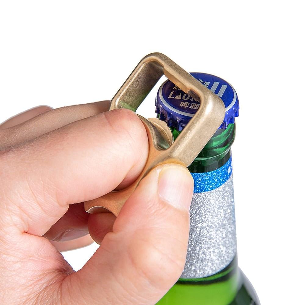 2023 New Stonewash EDC Knuck Bottle Opener Brass Knuckles - Tophatter Daily Deals