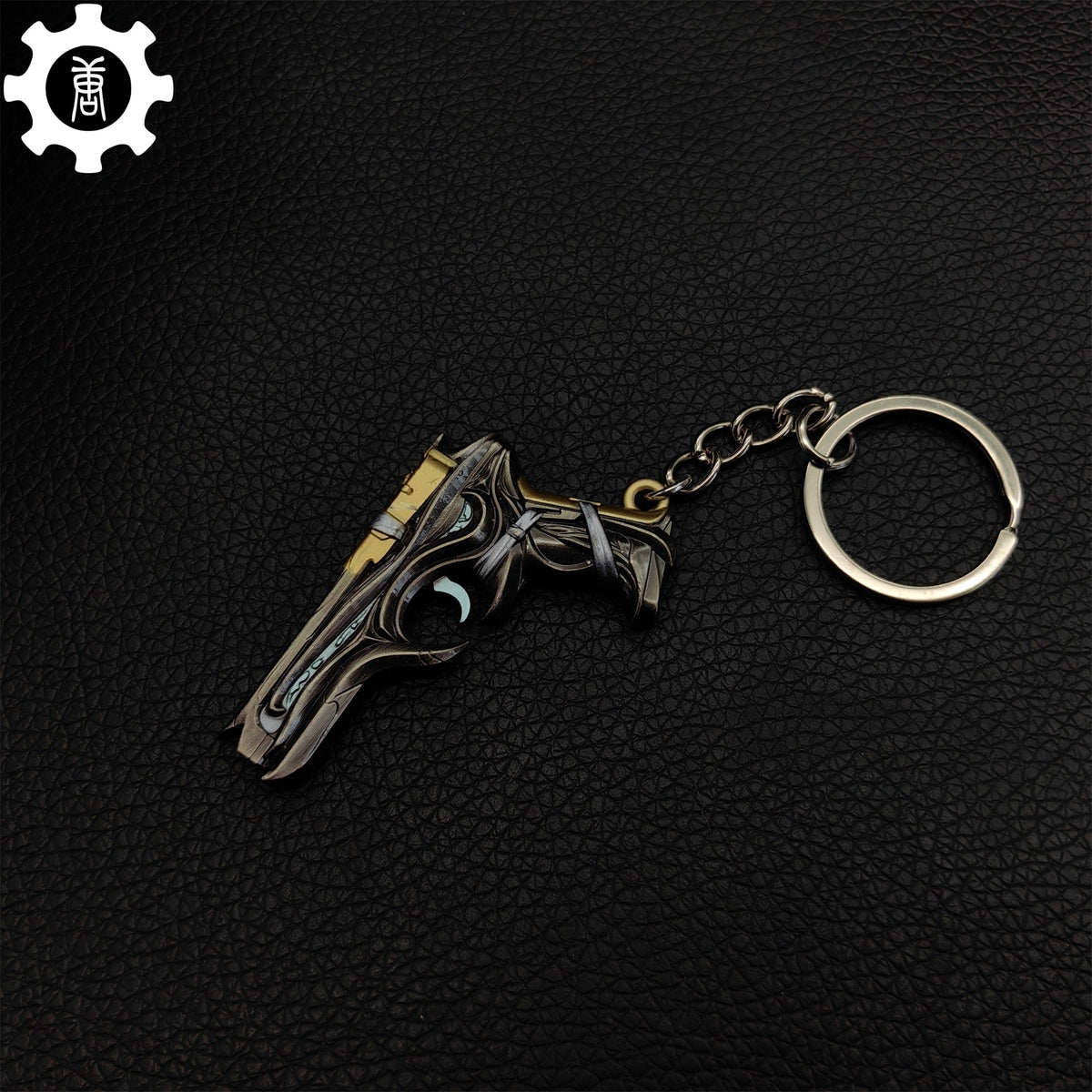 Mini Bound Classic Pistol Gun Metal Keychain - Tophatter Daily Deals
