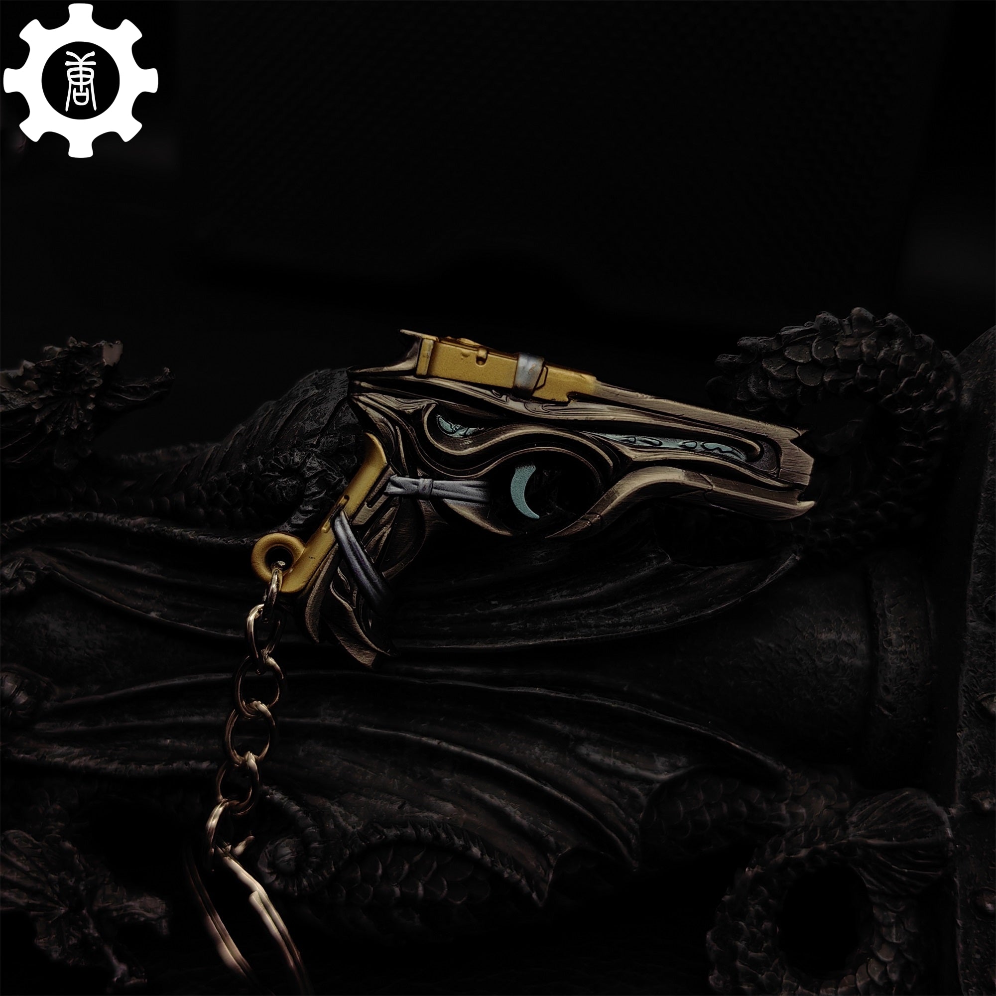 Mini Bound Classic Pistol Gun Metal Keychain - Tophatter Daily Deals