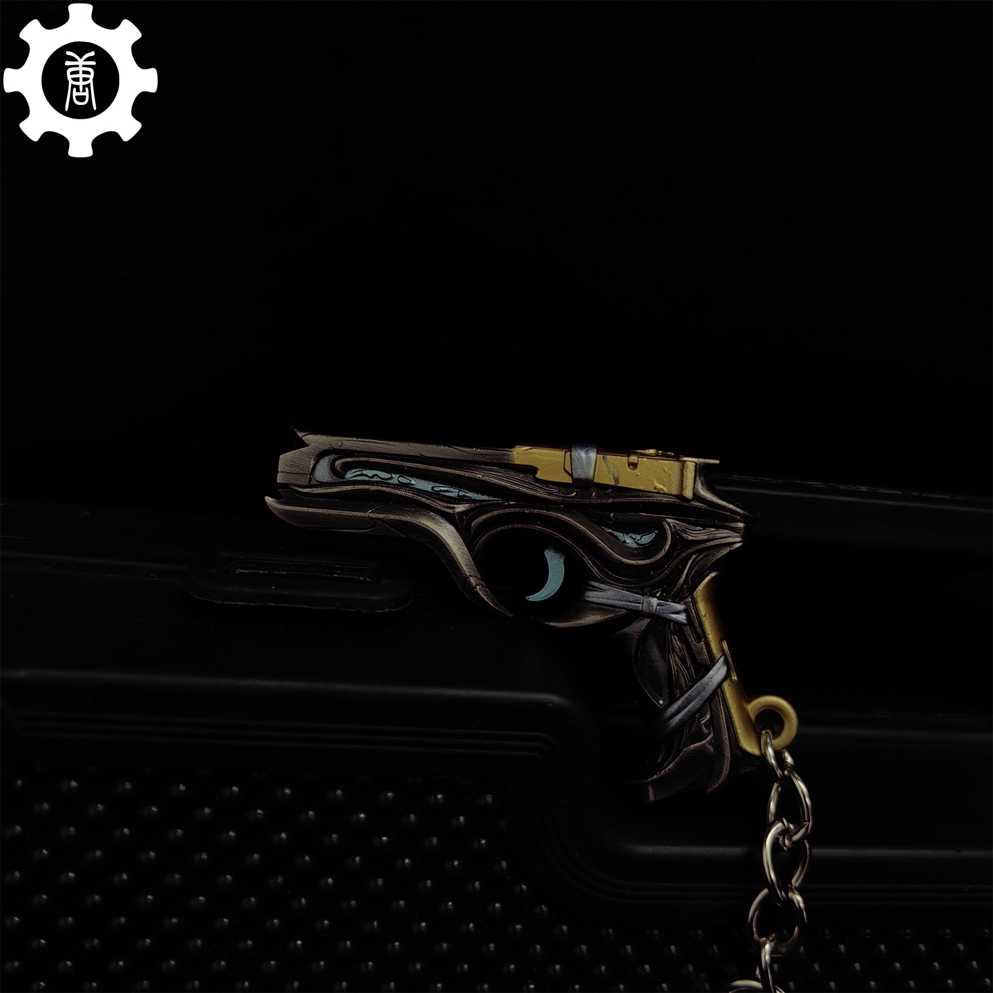 Mini Bound Classic Pistol Gun Metal Keychain - Tophatter Daily Deals