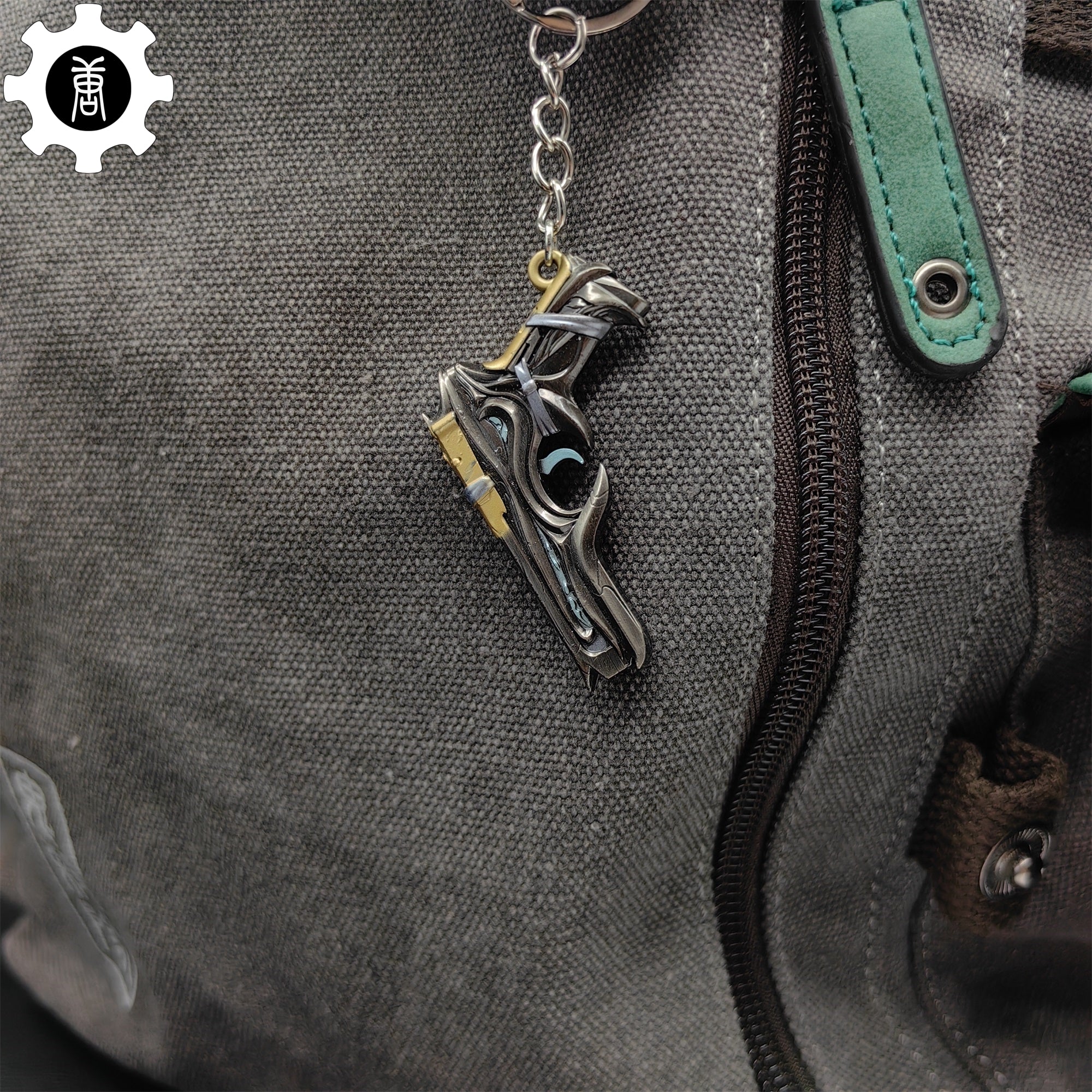 Mini Bound Classic Pistol Gun Metal Keychain - Tophatter Daily Deals