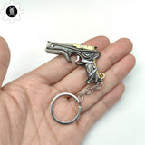 Mini Bound Classic Pistol Gun Metal Keychain Keychain - Tophatter Daily Deals