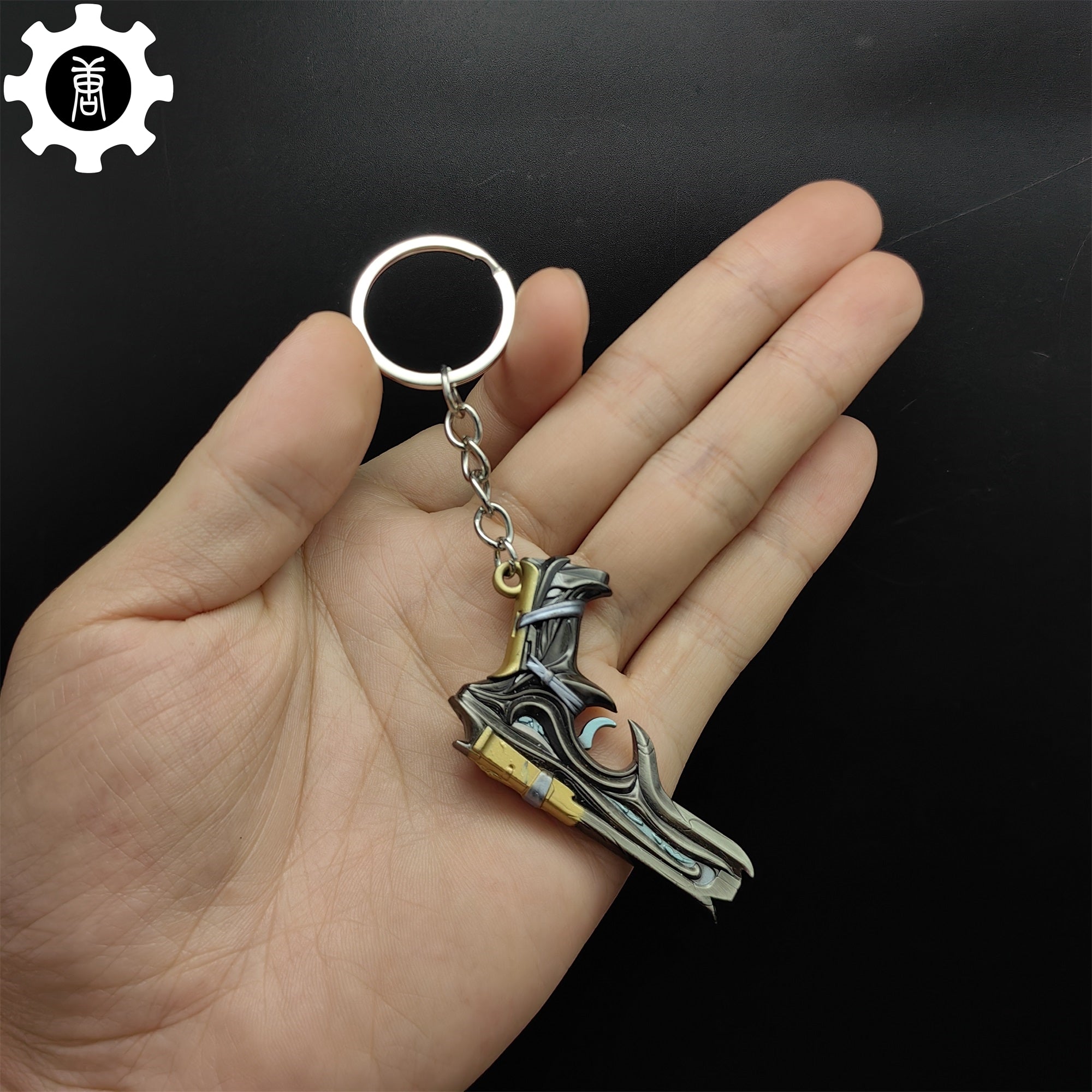 Mini Bound Classic Pistol Gun Metal Keychain - Tophatter Daily Deals
