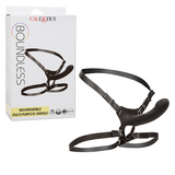 Boundless Multi-Purpose Black Silicone Harness with Adjustable Waist and Thigh Straps > Dildos > Strap On Harnesses - Tophatter Daily Deals
