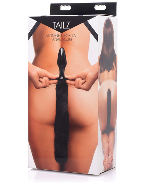 Midnight Glass Fox Tail Plug Sex Toys - Tophatter Daily Deals