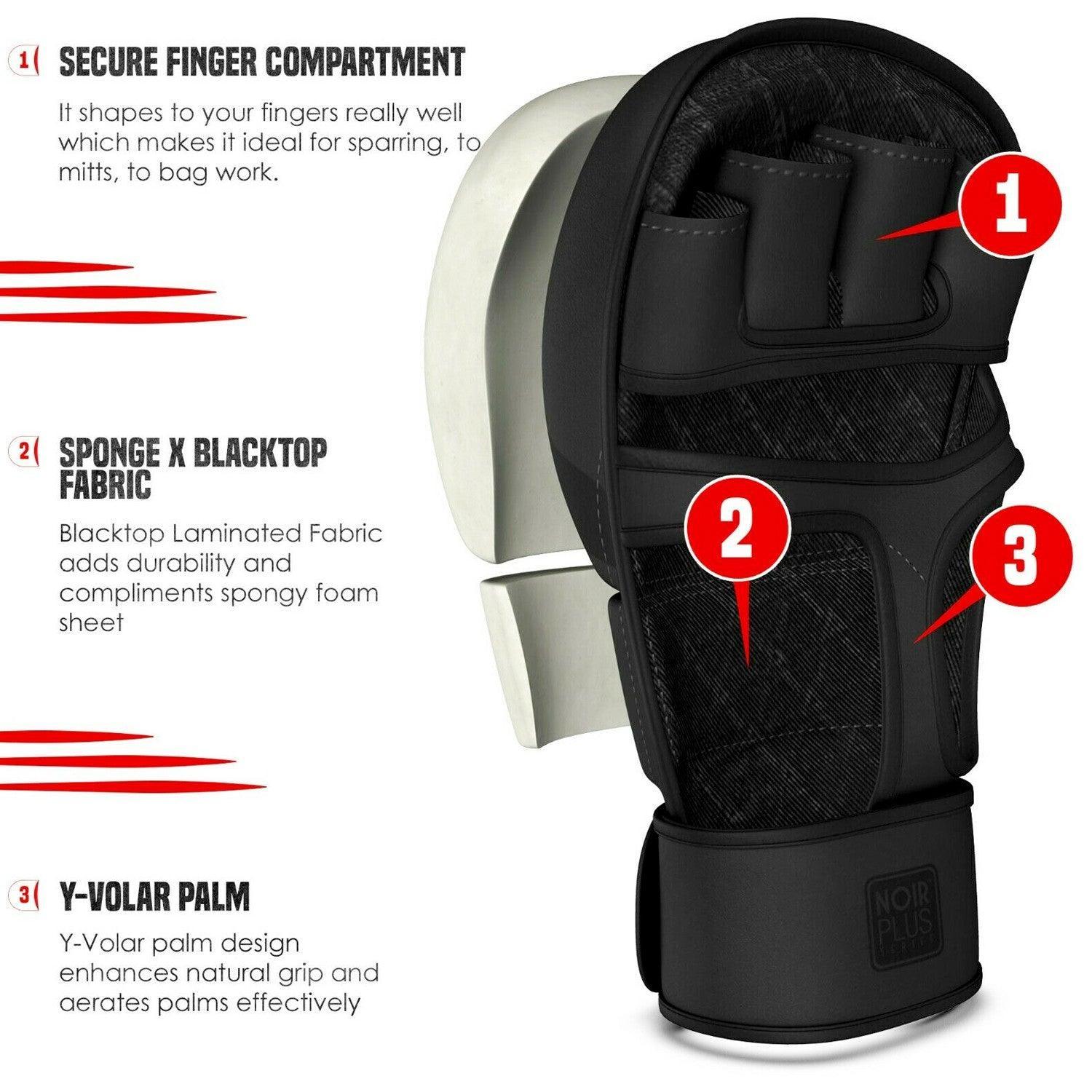 Boxing Gloves Fitness Gym Workout Equipment - Kickboxing Focus Mitts Pads Double End Ball Workout, MMA Fitness Gym workout, Specially designed Glove Indoor Games - Tophatter Daily Deals