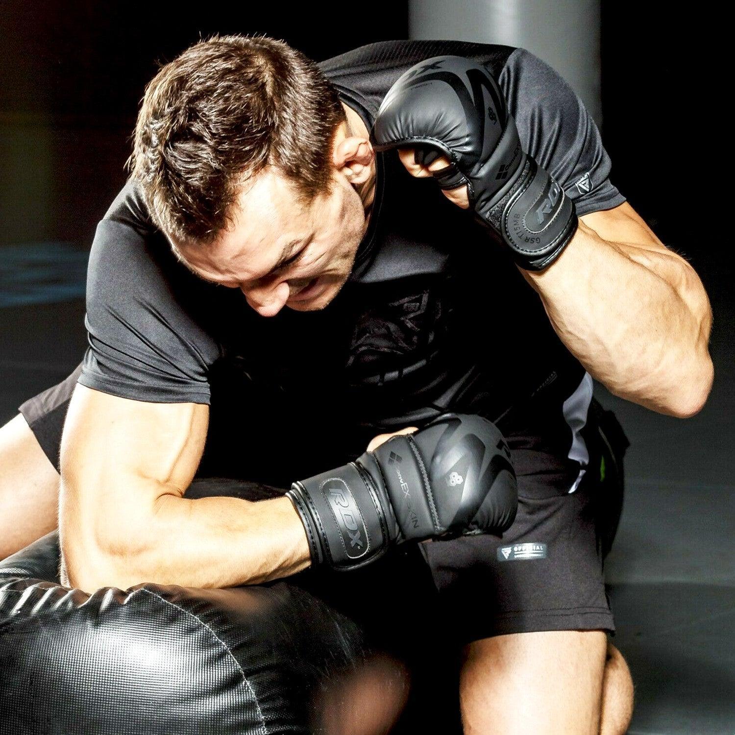 Boxing Gloves Fitness Gym Workout Equipment - Kickboxing Focus Mitts Pads Double End Ball Workout, MMA Fitness Gym workout, Specially designed Glove Indoor Games - Tophatter Daily Deals