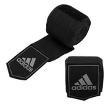 Boxing Hand Wraps UK - 450cm Muay Thai Kickboxing Bandages 4.5m MMA Handwraps Black Exercise & Fitness - Tophatter Daily Deals