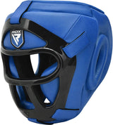 Best Boxing Head Guards UK - Boxing Head Guard by Rdx, Boxing Helmet, Mma Helmet, Boxing Head Protector Blue XL Exercise & Fitness - Tophatter Daily Deals