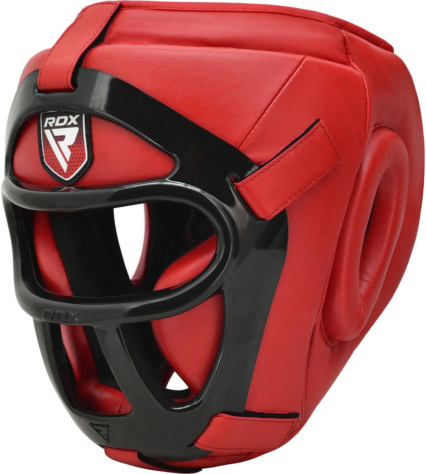 Best Boxing Head Guards UK - Boxing Head Guard by Rdx, Boxing Helmet, Mma Helmet, Boxing Head Protector Red Exercise & Fitness - Tophatter Daily Deals