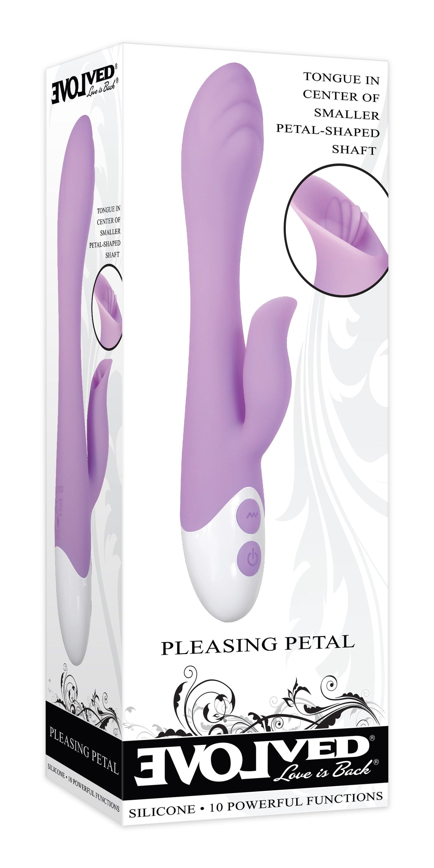 Evolved PLEASING PETAL Lilac 19.7 cm Rabbit Vibrator > Vibrators > Ladies > Rabbit - Tophatter Daily Deals