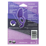 Closer Intimate Rechargeable Ring Passiona (Purple) – Rechargeable Pleasure Ring > Sex Toys > Couples Toys - Tophatter Daily Deals