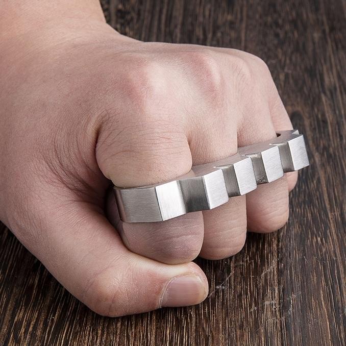 Brass Knuckles Paperweight Brass Knuckles - Tophatter Daily Deals