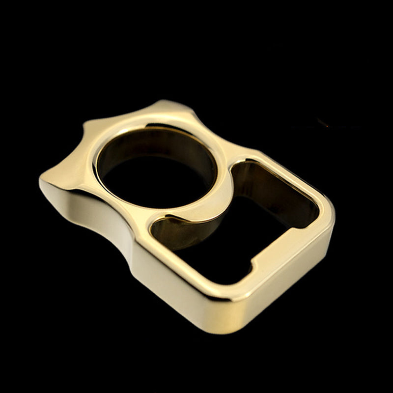 Brass Knuckle Duster Self-Defense Bottle Opener - Tophatter Daily Deals