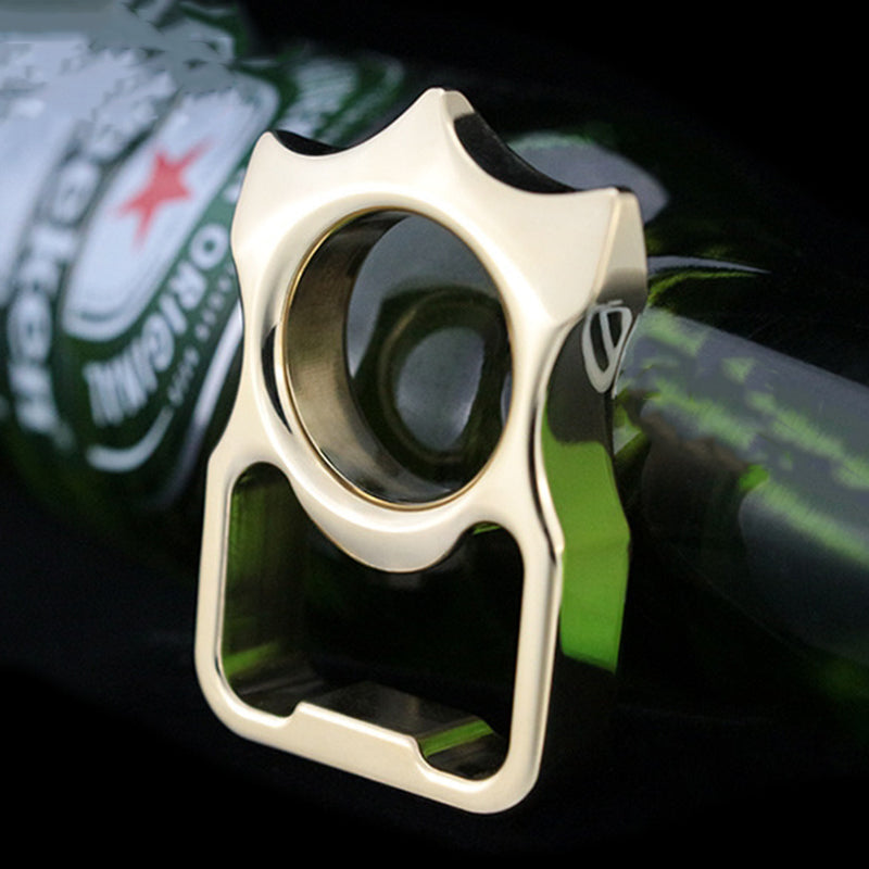 Brass Knuckle Duster Self-Defense Bottle Opener - Tophatter Daily Deals