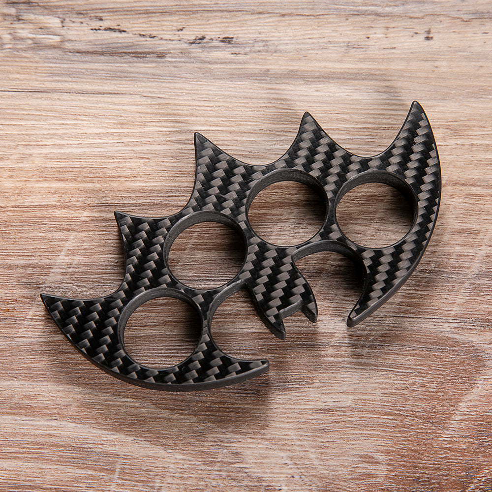 Bat Man Brass Knuckles Carbon Fiber Brass Knuckles - Tophatter Daily Deals
