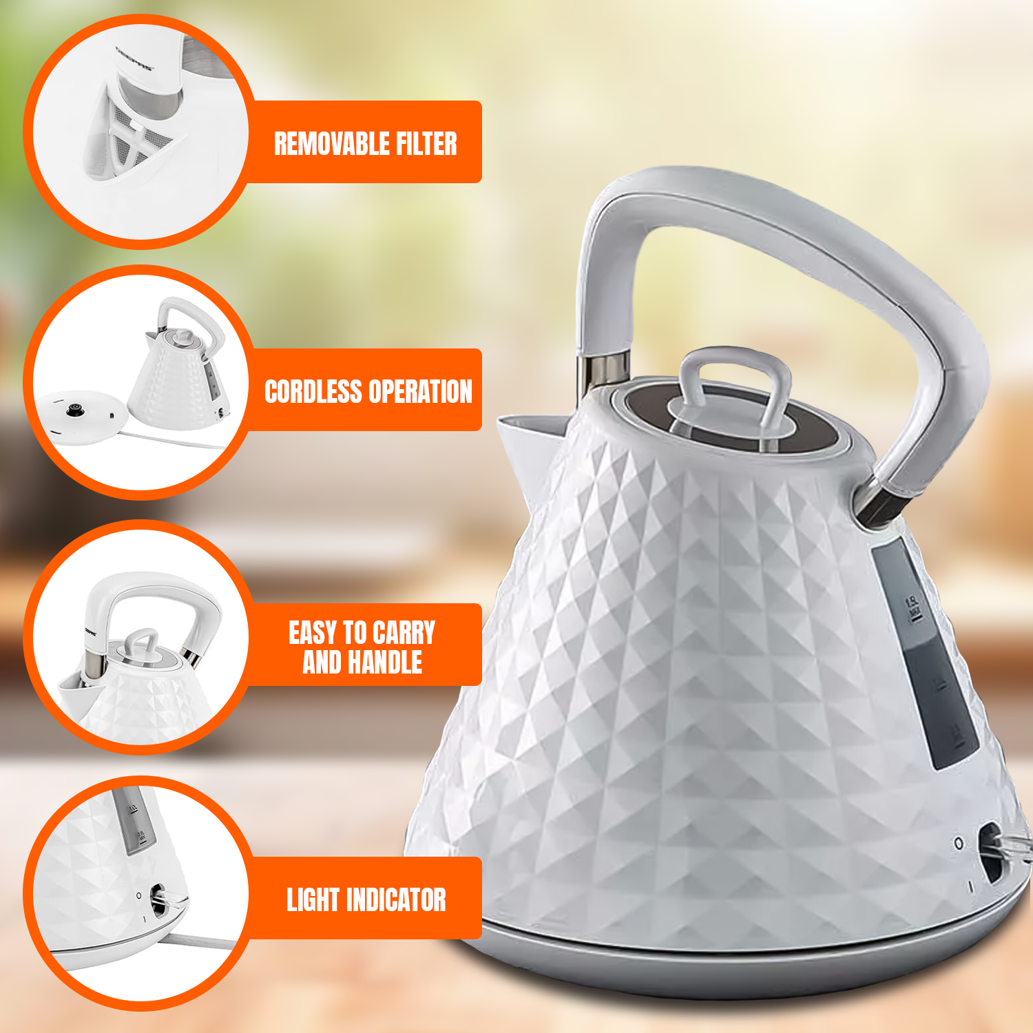 Four Slice Toaster and Kettle Set – Stylish Stainless Steel Breakfast Set with Fast Boil & Browning Control Kitchen - Tophatter Daily Deals