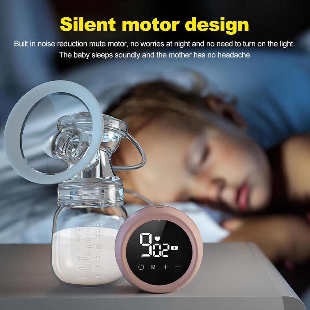 Electric Breast Pumps - USB Baby Infant Feeding Mute Automatic Dual Breastpump 1 Bottle Apparel & Accessories - Tophatter Daily Deals