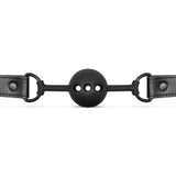 Breathable Silicone Ball Gag for Beginners in Black > Bondage Gear > Gags and Bits - Tophatter Daily Deals