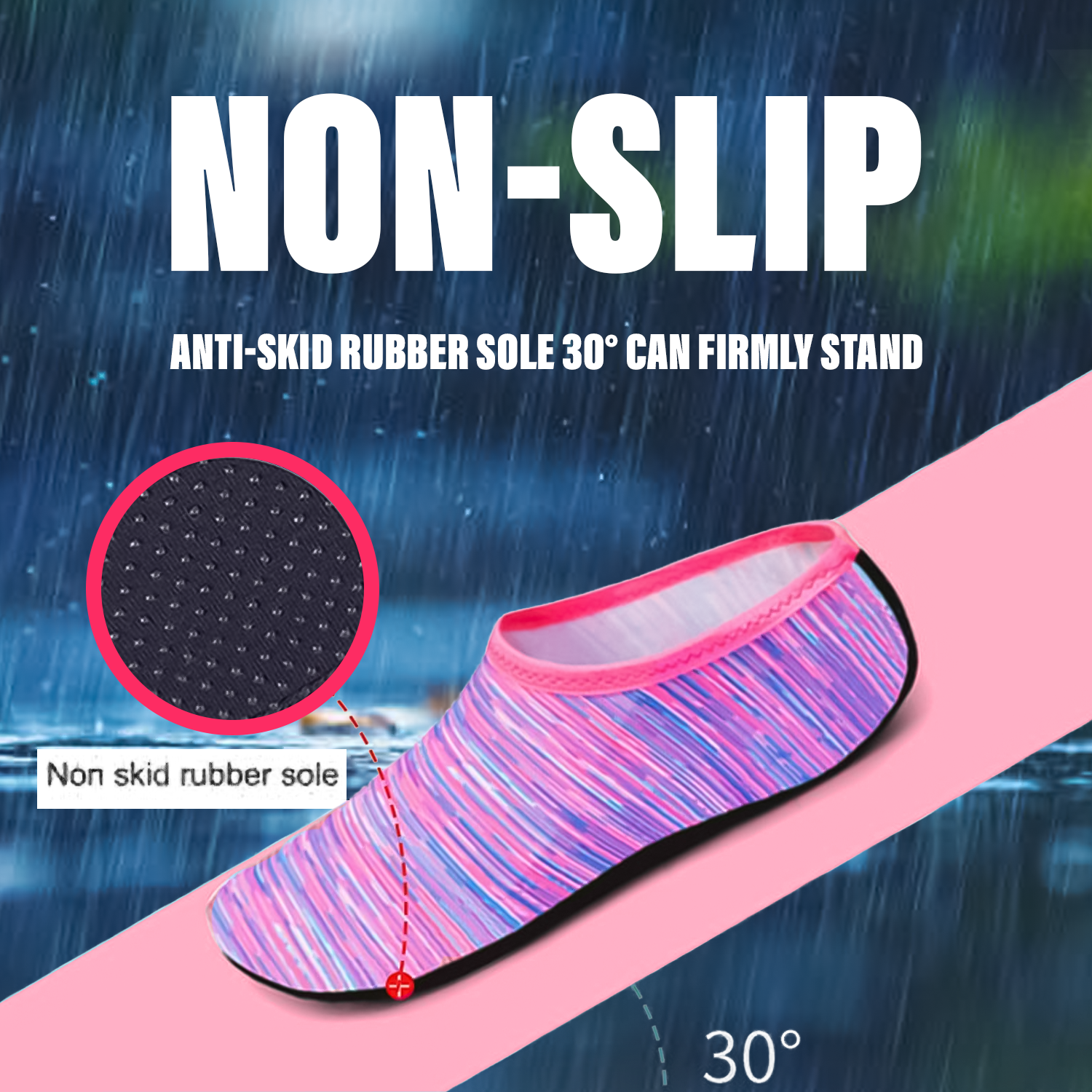 Beach Water Shoes – Unisex Comfortable & Flexible Swim Shoes for Sand, River & Water Park Swimming Shoes - Tophatter Daily Deals