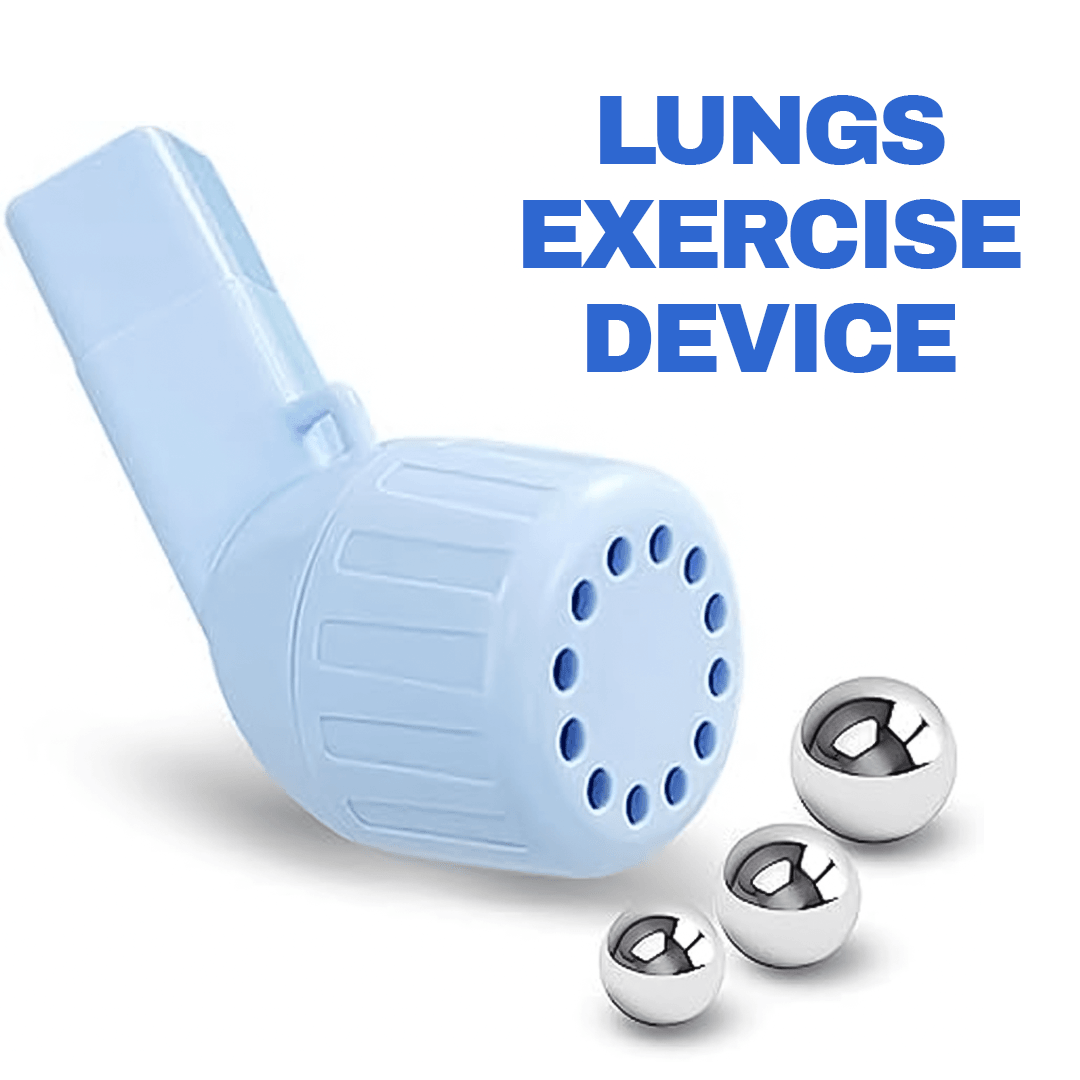 Lung Exerciser Device - Naturally Clear Mucus with The Breathing Exerciser Device Perfect Treatment Aid 3 Steel Balls New Arrival - Tophatter Daily Deals