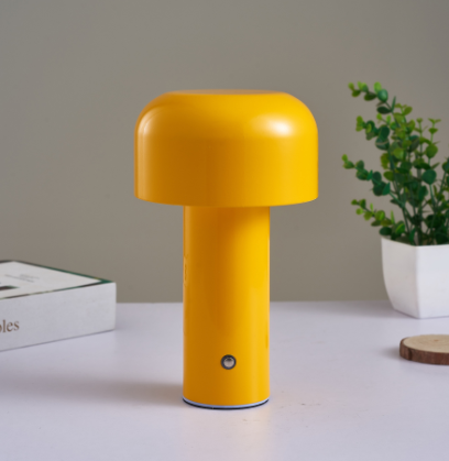 Bright Mushroom Table Lamp Yellow Lighting - Tophatter Daily Deals