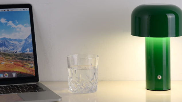 Bright Mushroom Table Lamp Green Lighting - Tophatter Daily Deals