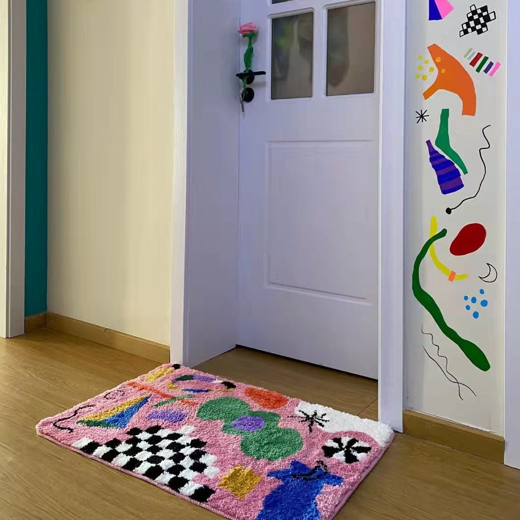 Bright and Happy Door Mat Decor - Tophatter Daily Deals