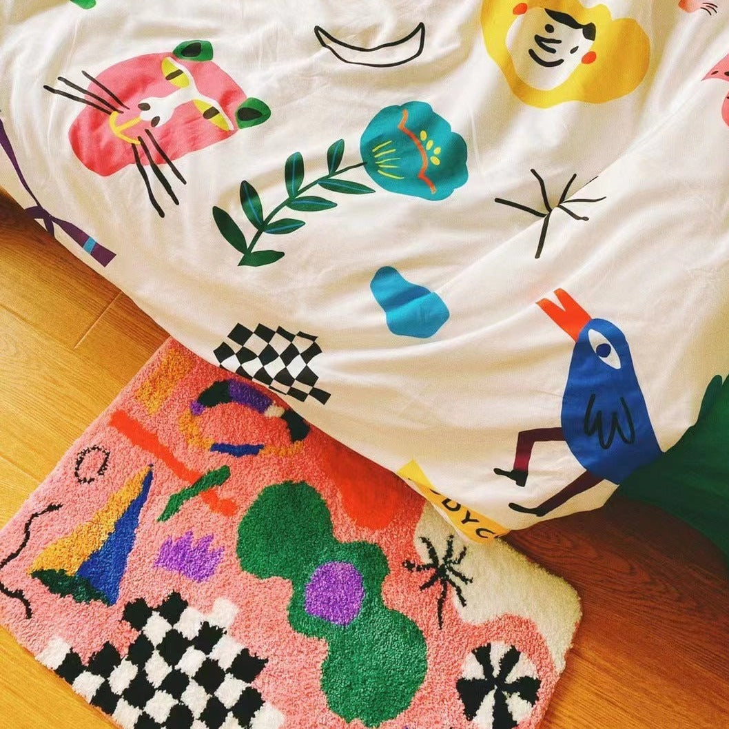 Bright and Happy Door Mat Decor - Tophatter Daily Deals