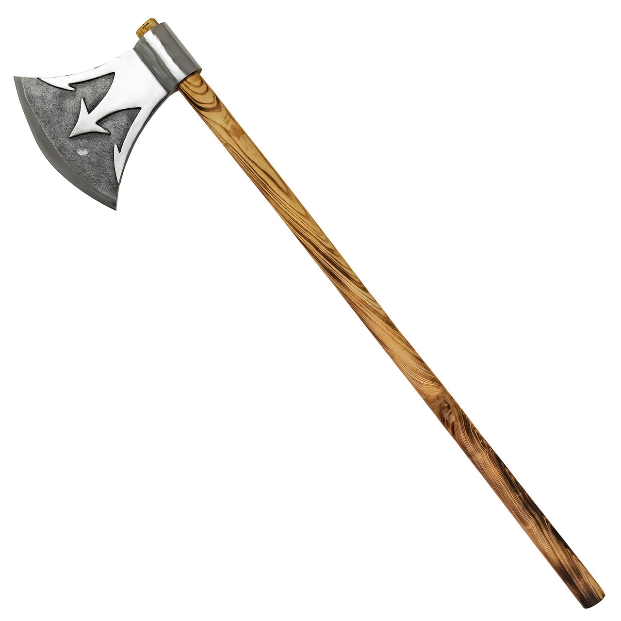 Briny Deep Trident Forged Large Two Handed Axe Axe - Tophatter Daily Deals