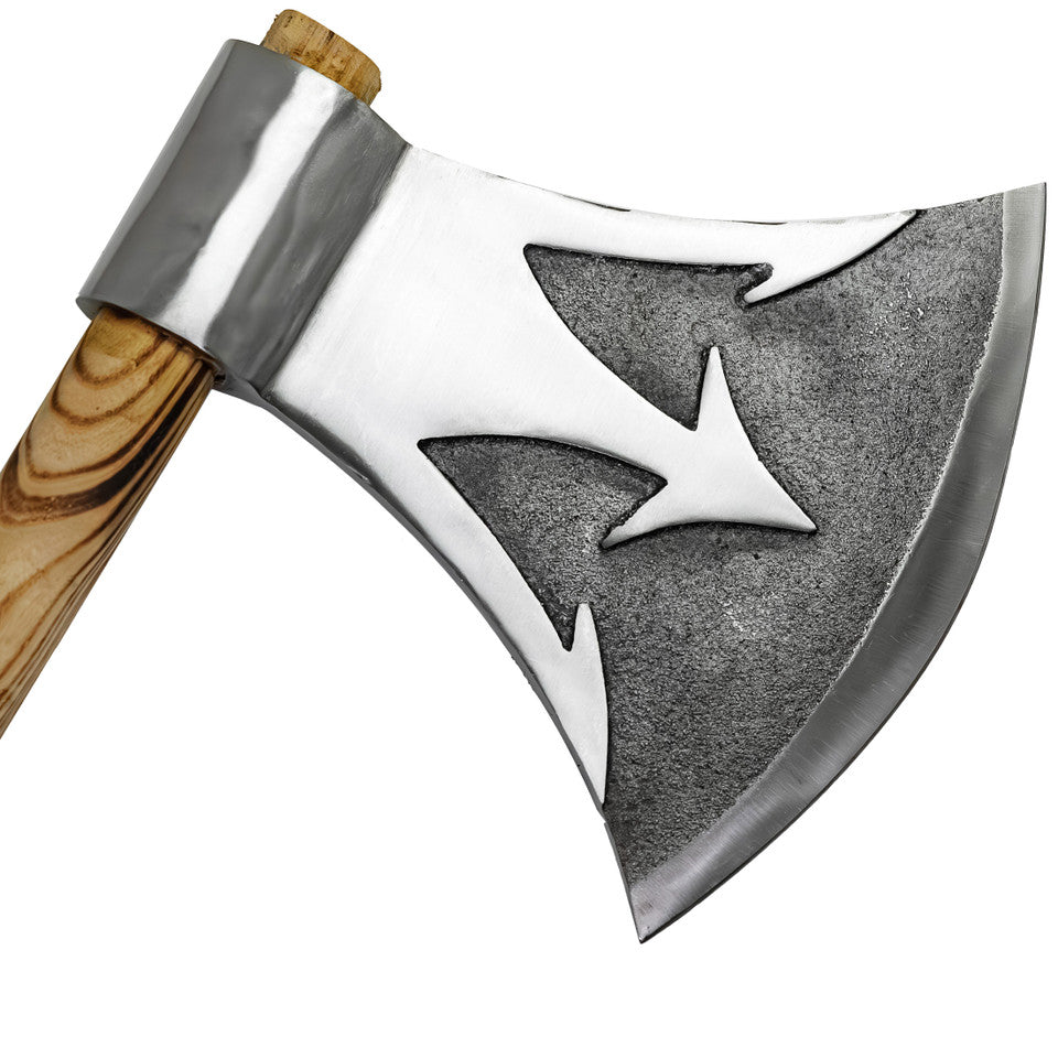 Briny Deep Trident Forged Large Two Handed Axe Axe - Tophatter Daily Deals