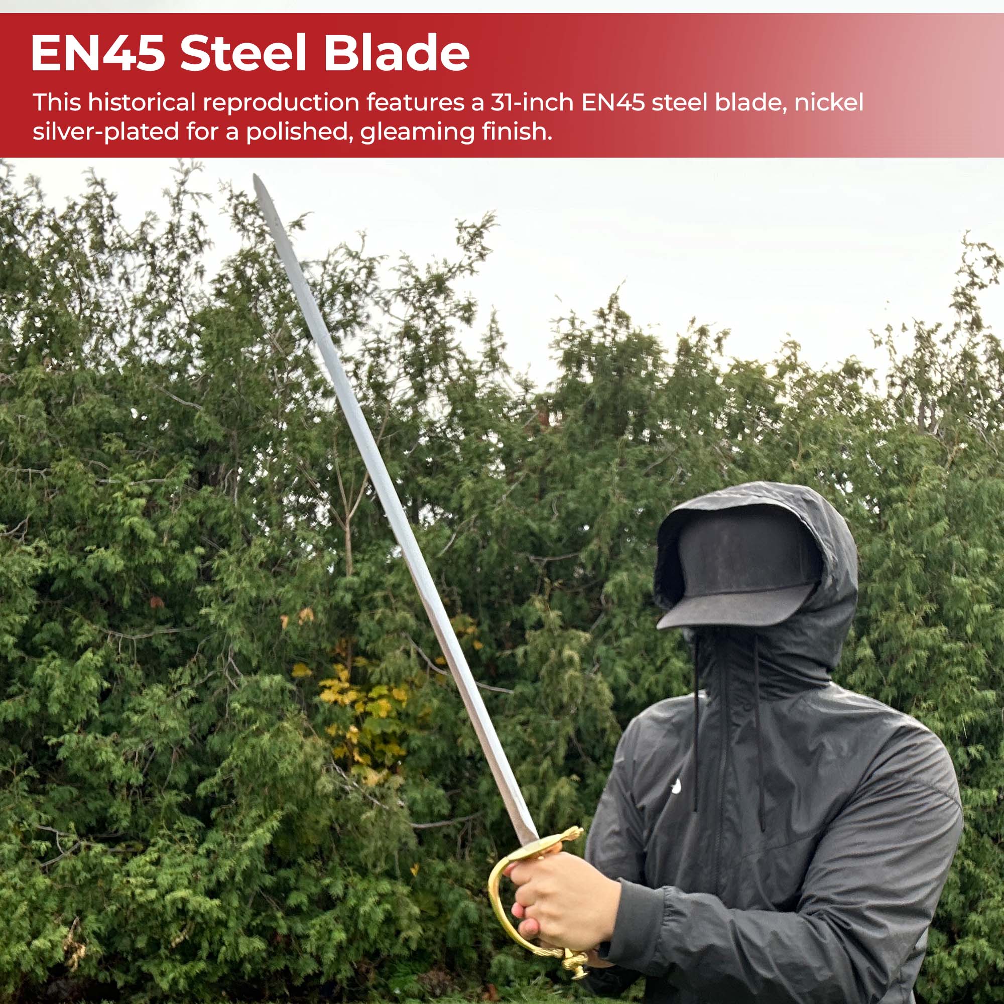 British Infantry Sword 1796 Pattern – Napoleonic Wars Replica Swords - Tophatter Daily Deals