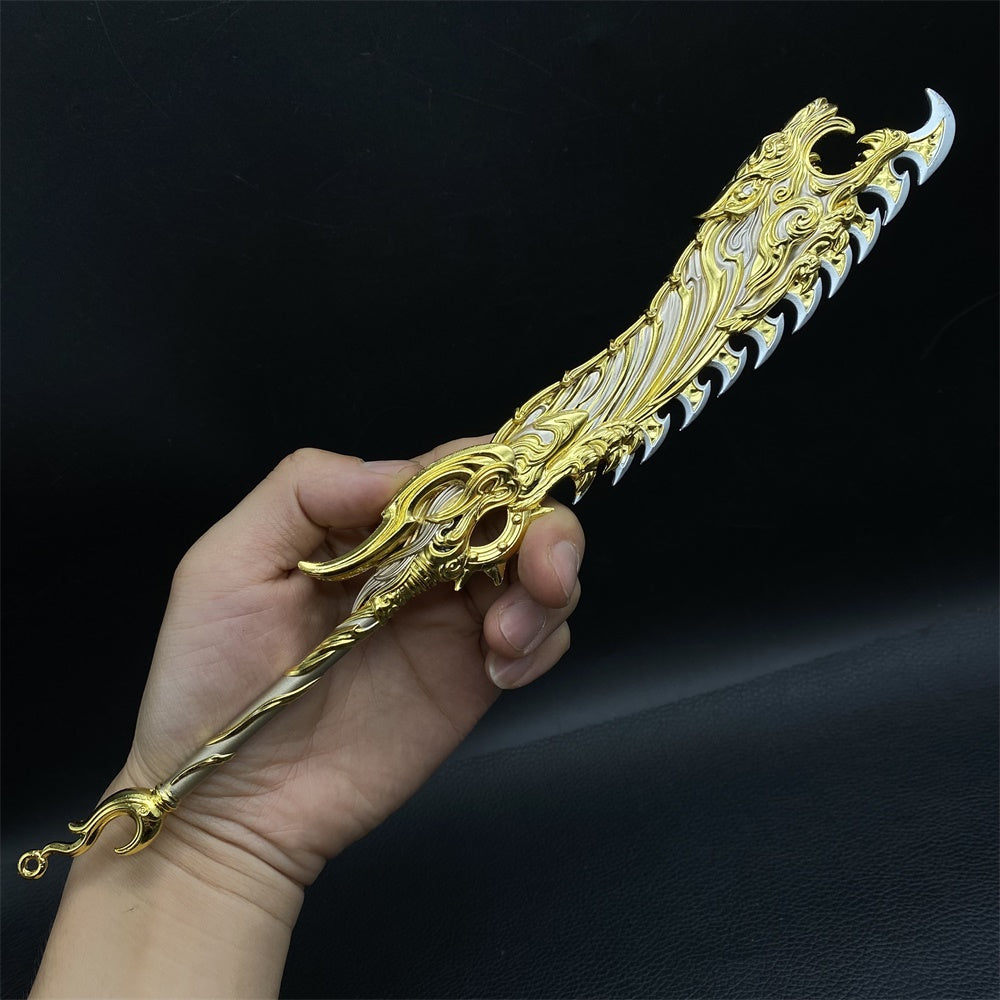Greatsword Metal Weapon Alloy Display Art 4 Options Golden Lion Sword - Tophatter Daily Deals