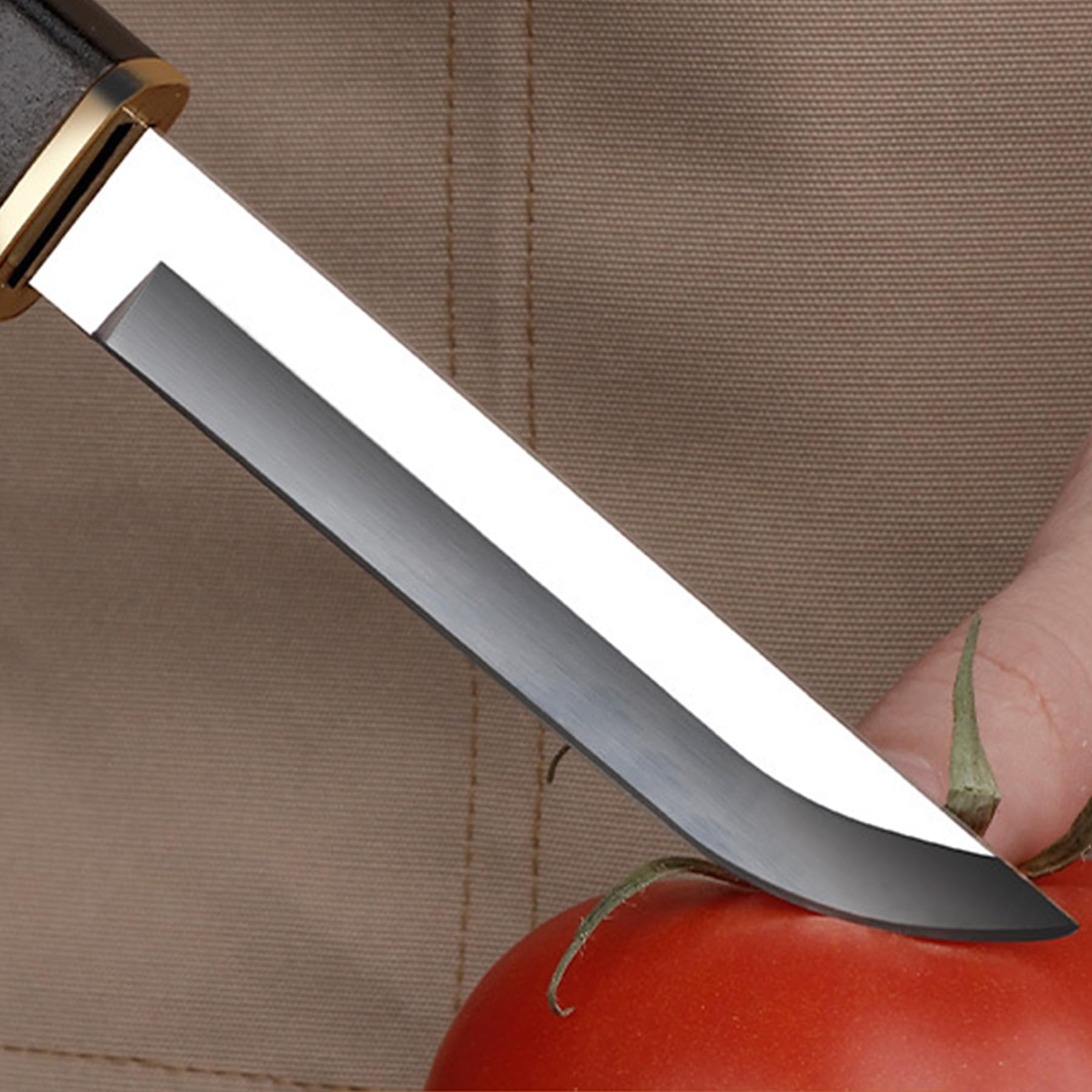Paring knives,Portable Fruit Knife Set,Peeling Knife for Fruits and Vegetables Straight & Curved Stainless Steel ，Ultra Sharp Kitchen Knife for Camping Outdoor - Tophatter Daily Deals