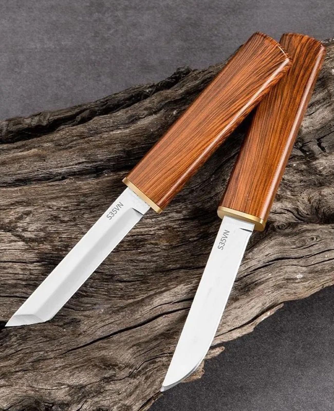 Paring knives,Portable Fruit Knife Set,Peeling Knife for Fruits and Vegetables Straight & Curved Stainless Steel ，Ultra Sharp Kitchen Knife for Camping Outdoor - Tophatter Daily Deals