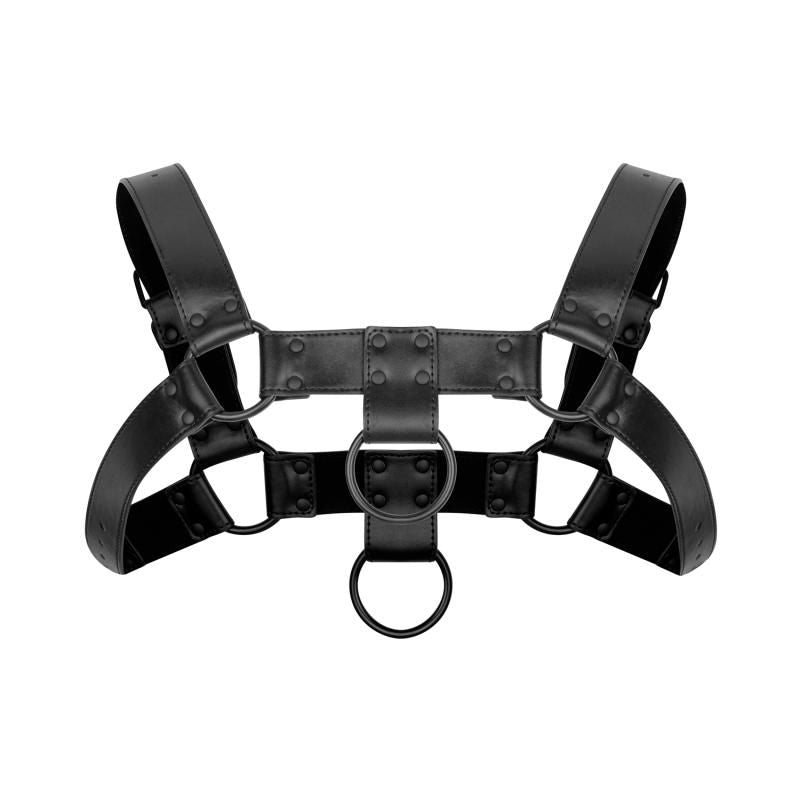 Bruno Adjustable Black Faux Leather Bondage Harness for BDSM > Clothes > Mens Harnesses - Tophatter Daily Deals