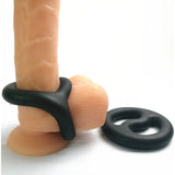 Brutus Yin Yang Silicone Cock and Ball Duo Ring > Cock Ring > Single - Tophatter Daily Deals