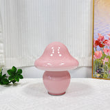 Bubble Gum Mushroom Vintage Lamp Pink gloss Lighting - Tophatter Daily Deals