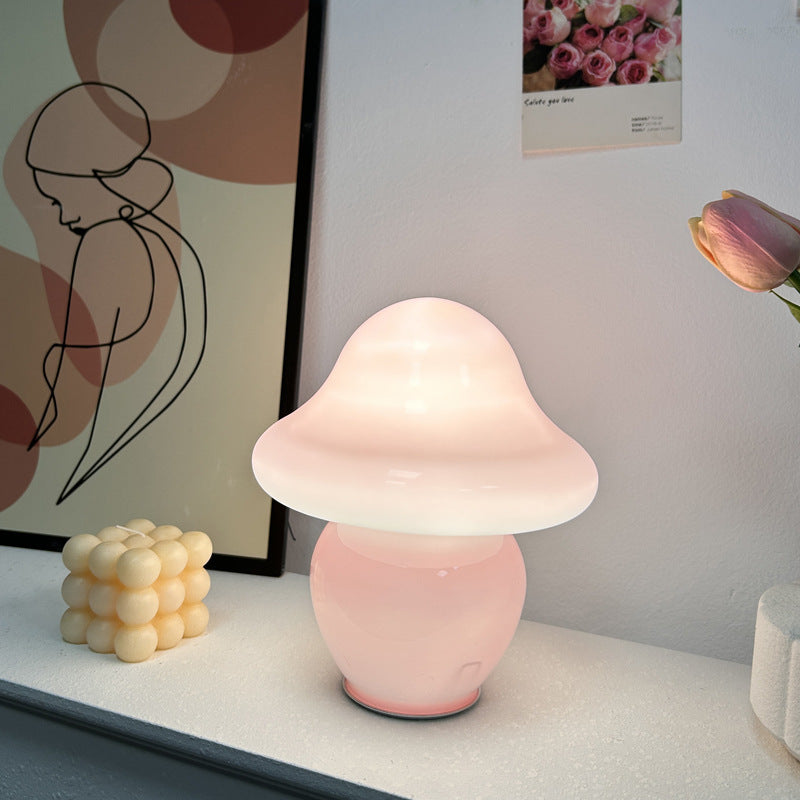 Bubble Gum Mushroom Vintage Lamp Lighting - Tophatter Daily Deals